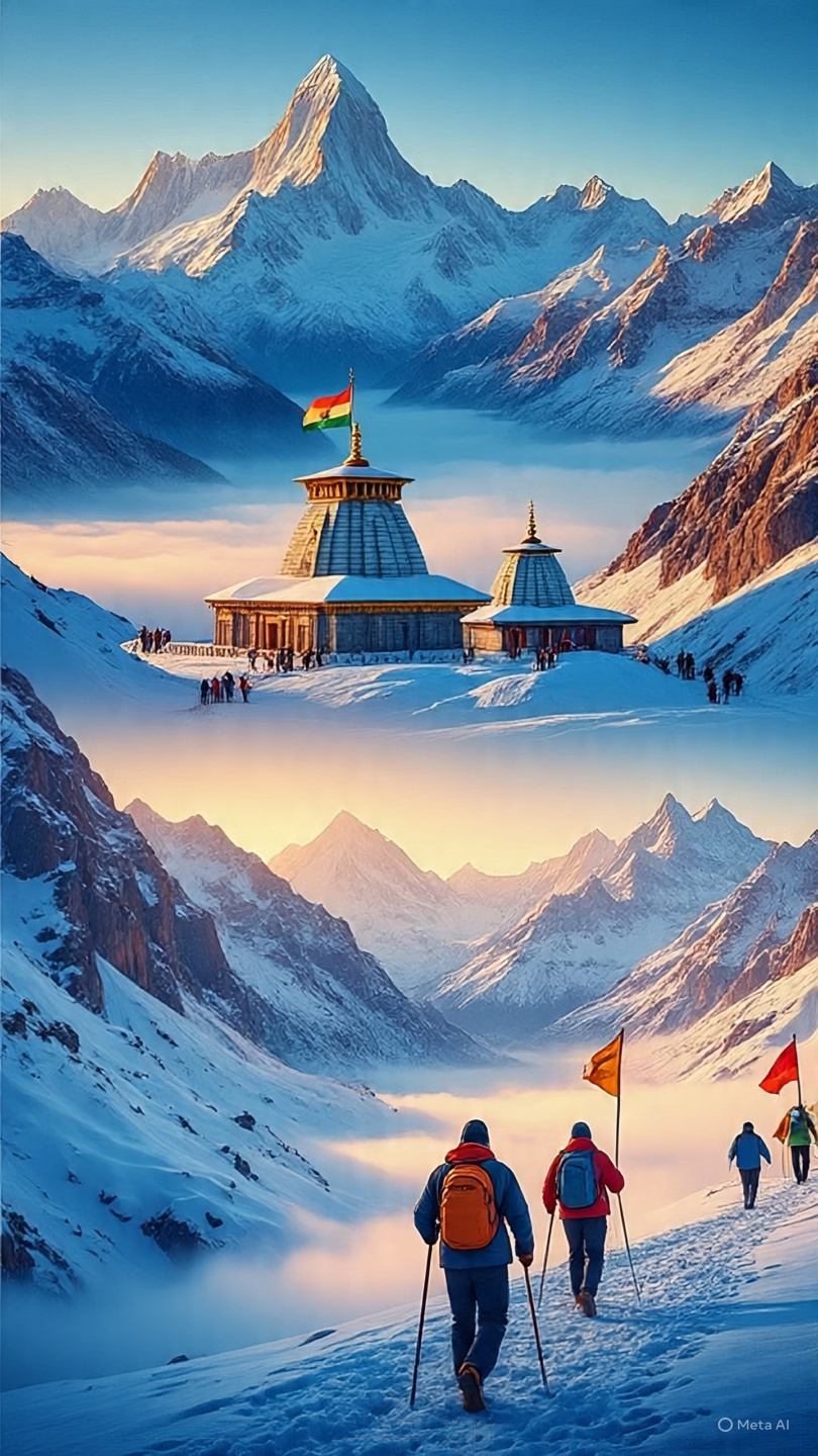 devotees at Yamunotri Dham Char Dham Yatra 2026